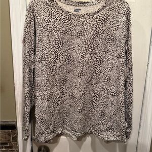 Lands' End Animal Print Top